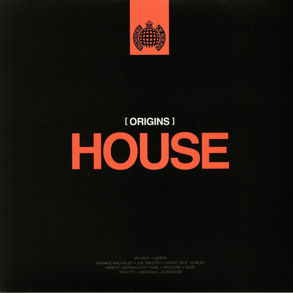 VARIOUS ARTISTS - (ORIGINS) HOUSE (2LP) VINYL