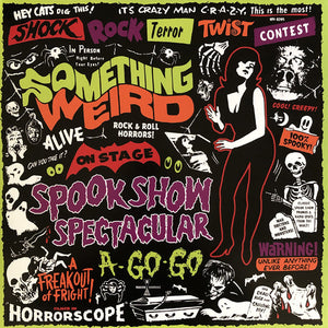 VARIOUS - SOMETHING WEIRD SPOOK SHOW SPECTACULAR (COLOURED LP + DVD) VINYL