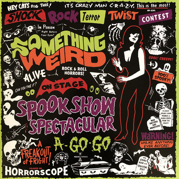 VARIOUS - SOMETHING WEIRD SPOOK SHOW SPECTACULAR (COLOURED LP + DVD) VINYL