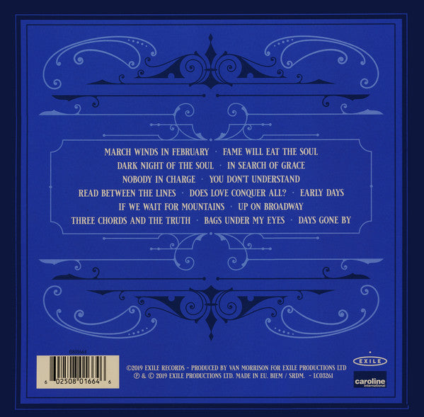 VAN MORRISON - THREE CHORDS & THE TRUTH (2LP) VINYL