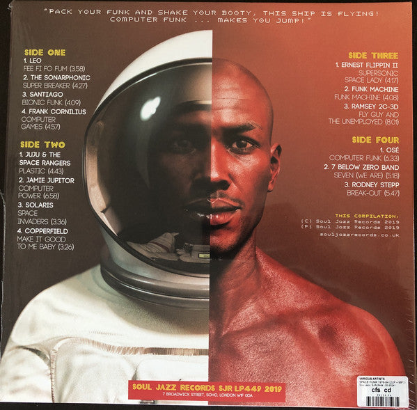 VARIOUS ARTISTS - SPACE FUNK: AFRO FUTURIST ELECTRO FUNK IN SPACE 1976-84 (2LP) VINYL