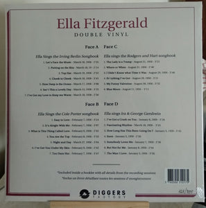 ELLA FITZGERALD - THE SONGBOOK ALBUM 1956-1959: THE ESSENTIAL WORKS (2LP) VINYL