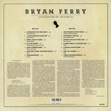 Load image into Gallery viewer, BRYAN FERRY - LIVE AT THE ROYAL ALBERT HALL 1974 VINYL
