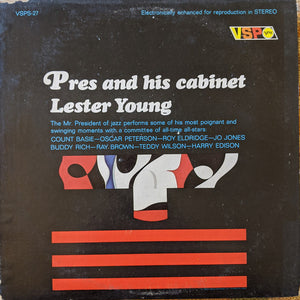 LESTER YOUNG - PRES AND HIS CABINET (USED VINYL 1966 US M-/M-)