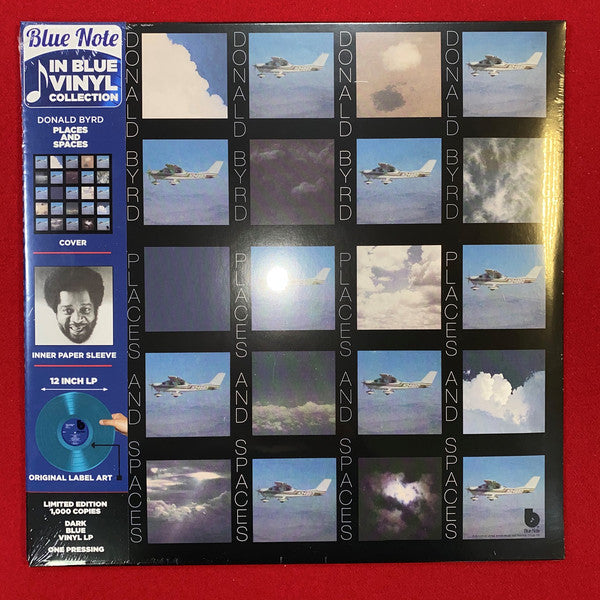 DONALD BYRD - PLACES & SPACES (BLUE COLOURED) VINYL