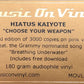 HIATUS KOIYOTE - CHOOSE YOUR WEAPON (2LP PINK COLOURED) VINYL