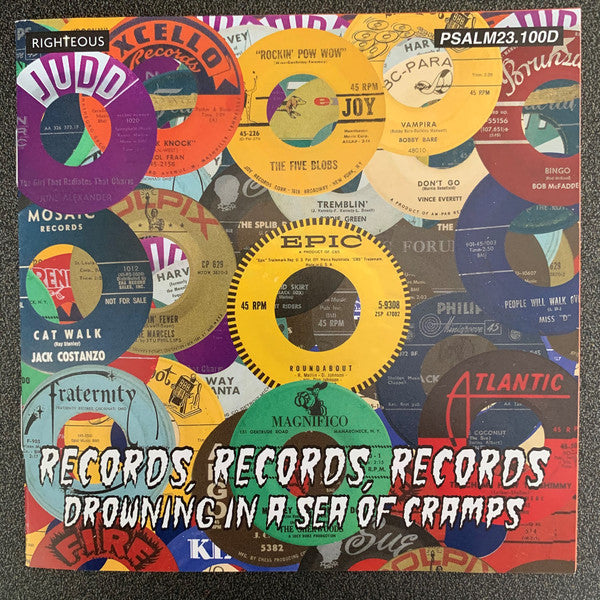 VARIOUS - RECORDS, RECORDS, RECORDS: DROWNING IN A SEA OF CRAMPS 2CD