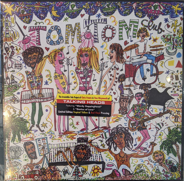 TOM TOM CLUB - TOM TOM CLUB (RED/ORANGE SPLATTER COLOURED) VINYL