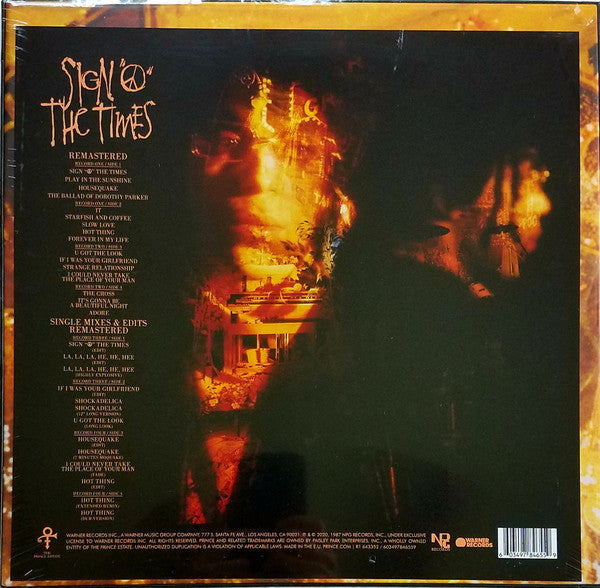 PRINCE - SIGN "O" THE TIMES (4LP) VINYL BOX SET