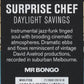 SURPRISE CHEF - DAYLIGHT SAVINGS VINYL