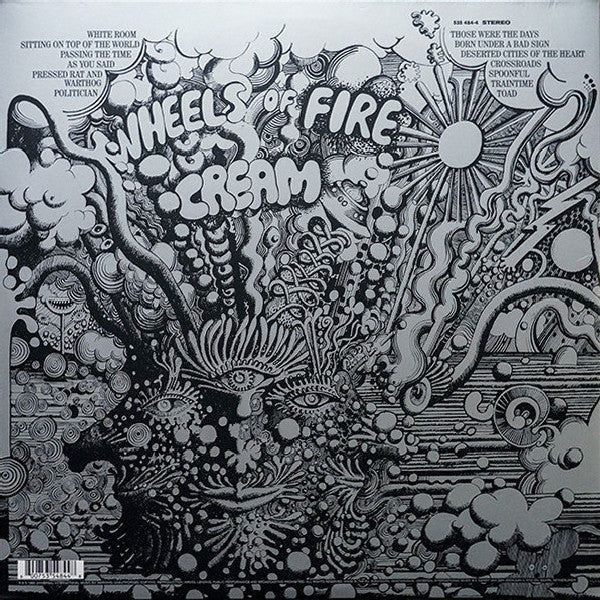 CREAM - WHEELS OF FIRE (2LP) VINYL