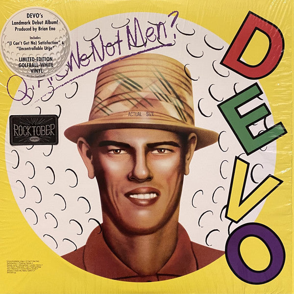 DEVO - Q: ARE WE NOT MEN? A: WE ARE DEVO! (WHITE COLOURED) VINYL