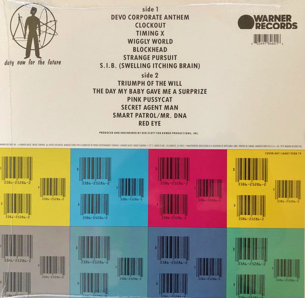 DEVO - DUTY NOW FOR THE FUTURE (MAGENTA COLOURED) VINYL