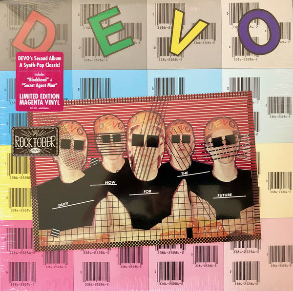 DEVO - DUTY NOW FOR THE FUTURE (MAGENTA COLOURED) VINYL
