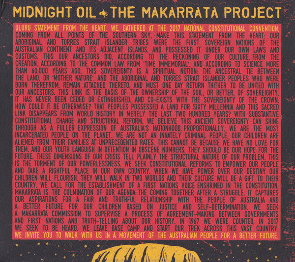 MIDNIGHT OIL - THE MAKARRATA PROJECT CD