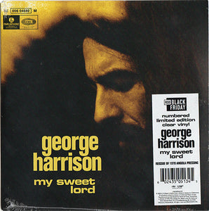 GEORGE HARRISON - MY SWEET LORD (CLEAR COLOURED) RSD 2020 7"