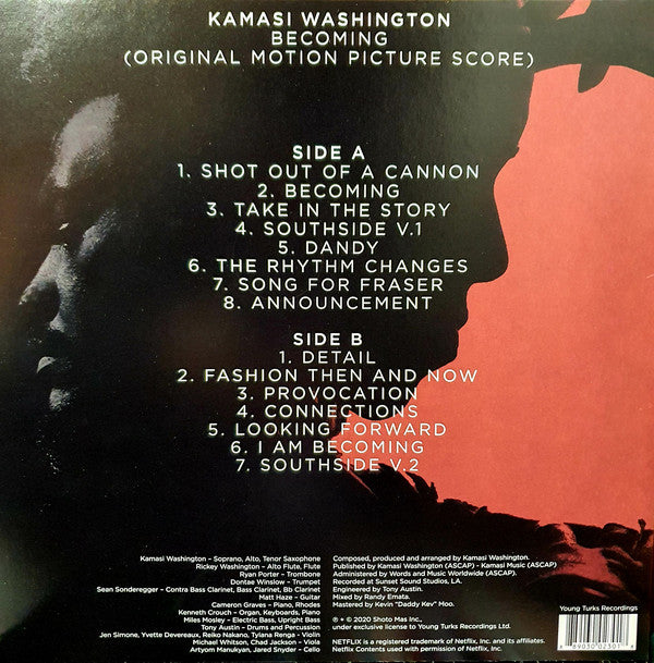 KAMASI WASHINGTON - BECOMING SOUNDTRACK VINYL