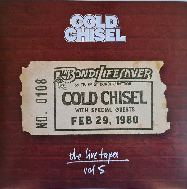 COLD CHISEL - THE LIVE TAPES VOL. 5 (3LP) VINYL