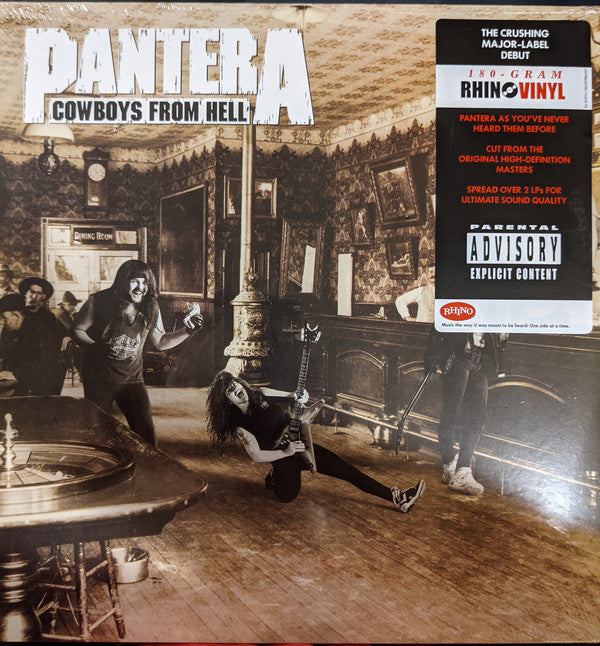 PANTERA - COWBOYS FROM HELL (COLOURED) VINYL