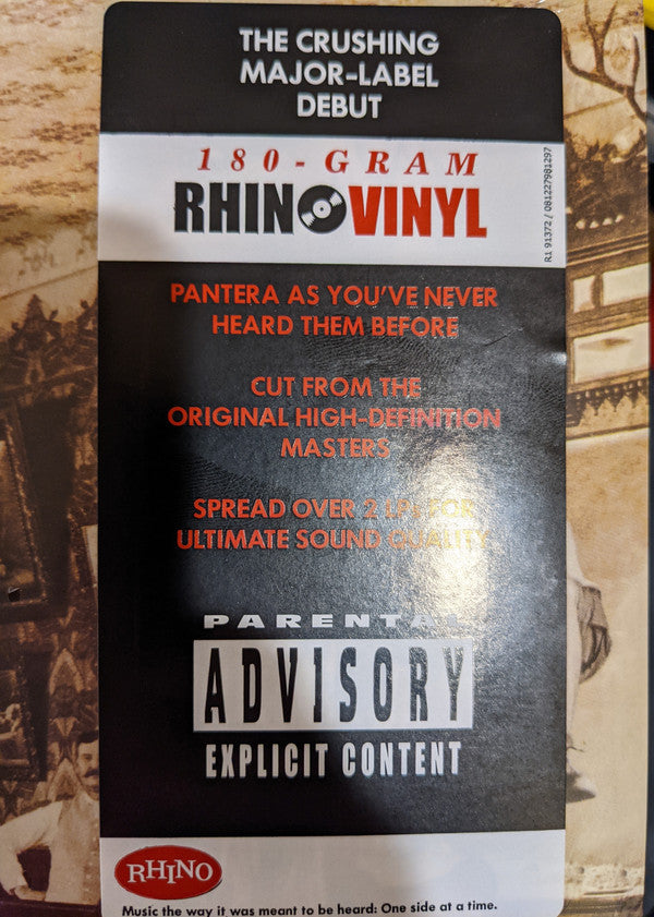 PANTERA - COWBOYS FROM HELL (COLOURED) VINYL