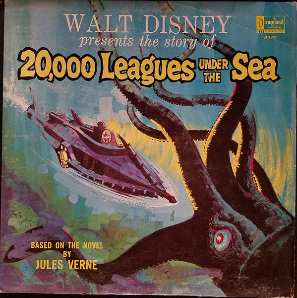WALT DISNEY - THE STORY OF 20,000 LEAGUES UNDER THE SEA OST (USED VINYL 1963 US M-/EX+)