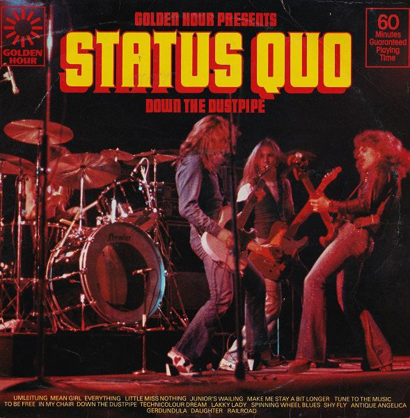 STATUS QUO - DOWN THE DUSTPIPE (USED VINYL 1975 AUS EX+/EX+)