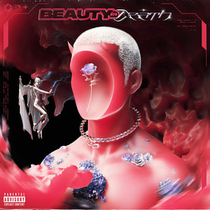 CHASE ATLANTIC - BEAUTY IN DEATH (RED AND BLACK SMOKE COLOURED) VINYL
