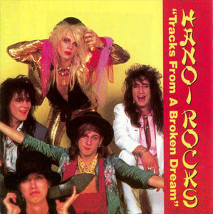 HANOI ROCKS - TRACKS FROM A BROKEN DREAM (USED VINYL 1990 UK EX/EX+)