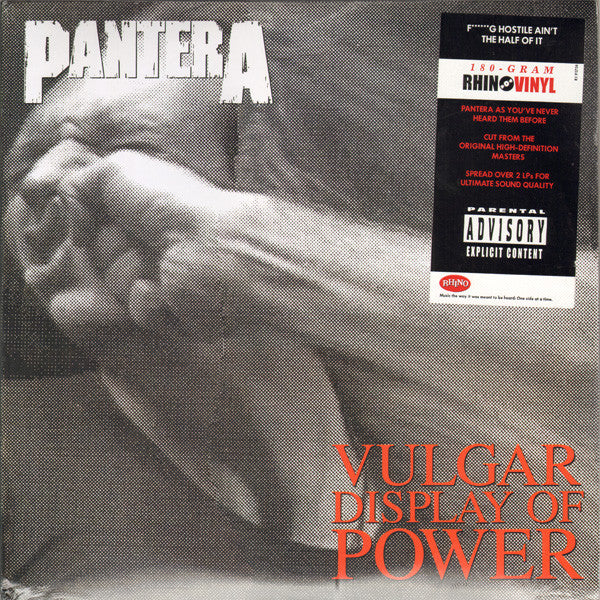 PANTERA - VULGAR DISPLAY OF POWER (2LP) VINYL