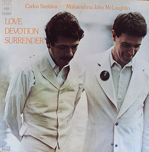CARLOS SANTANA & MAHAVISHNU JOHN MCLAUGHIN - LOVE DEVOTION SURRENDER (USED VINYL 1973 JAPAN M-/M-)