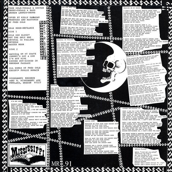 DEAD MOON - DEFIANCE (MONO) VINYL