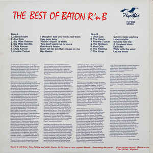 VARIOUS - THE BEST OF BATON R'N'B (USED VINYL 1980 UK M-/EX+)