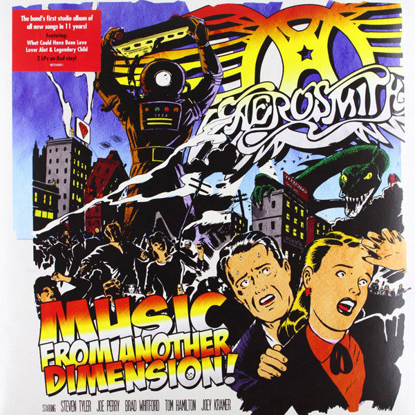 AEROSMITH - MUSIC FROM ANOTHER DIMENSION (RED COLOURED 2LP) VINYL