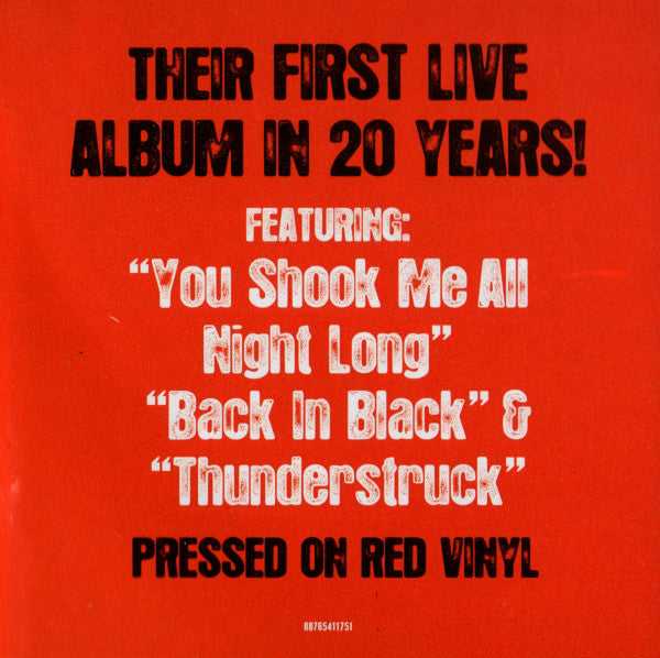 AC/DC - LIVE AT RIVER PLATE (RED COLOURED 3LP) VINYL