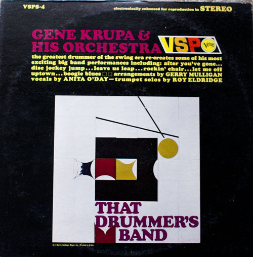 GENE KRUPA & HIS ORCHESTRA - THAT DRUMMER'S BAND (USED VINYL 1966 US M-/EX)