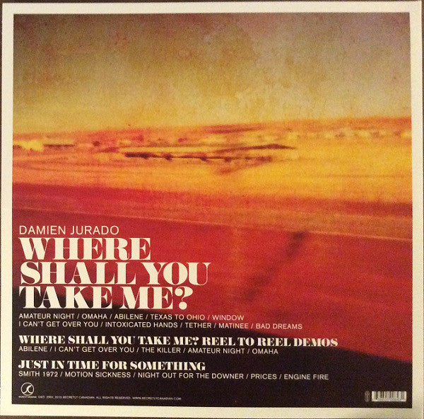 DAMIEN JURADO - WHERE SHALL YOU TAKE YOU? (2LP) VINYL