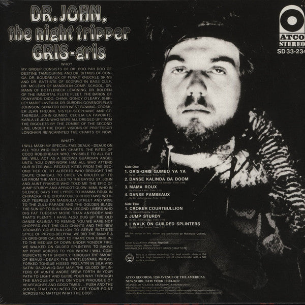 DR. JOHN - GRIS-GRIS VINYL