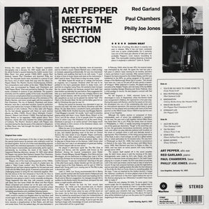 ART PEPPER - MEETS THE RHYTHM SECTION VINYL