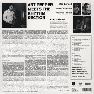 ART PEPPER - MEETS THE RHYTHM SECTION (VINYL USED 1988 U.S. M- M-)