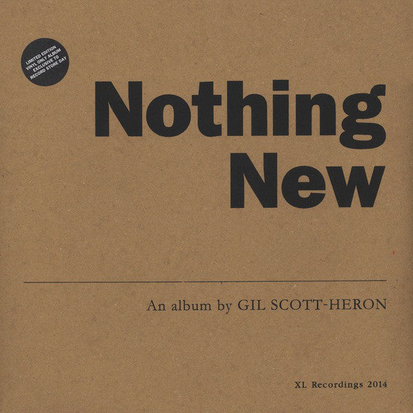 GIL SCOTT-HERON - NOTHING NEW VINYL