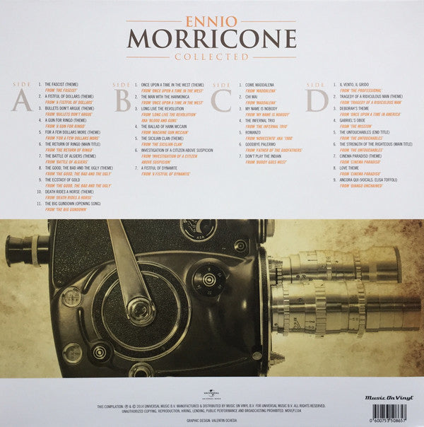 ENNIO MORRICONE - COLLECTED (2LP) VINYL
