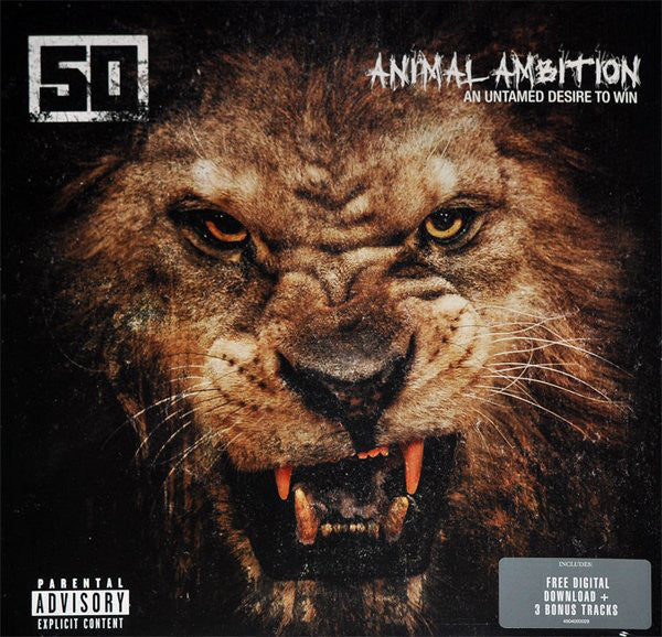 50 CENT - ANIMAL AMBITION: AN UNTAMED DESIRE TO WIN (2LP) VINYL