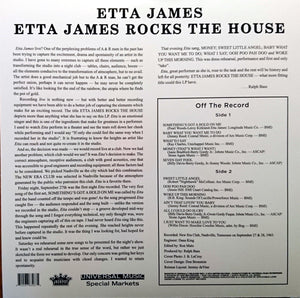 ETTA JAMES - ROCKS THE HOUSE (BLUE COLOURED) VINYL