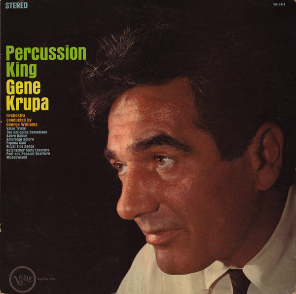 GENE KRUPA - PERCUSSION KING (USED VINYL 1961 US M-/M-)