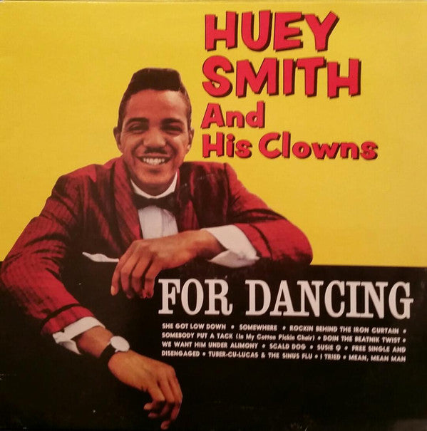 HUEY SMITH & HIS CLOWNS - FOR DANCING (WHITE VINYL) (USED VINYL 1982 GERMANY M-/M-)