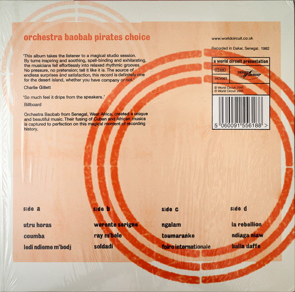 ORCHESTRA BAOBAB - PIRATES CHOICE (2LP) VINYL