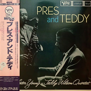LESTER YOUNG-TEDDY WILSON QUARTET - PRES AND TEDDY (USED VINYL 1985 JAPAN M-/EX+)