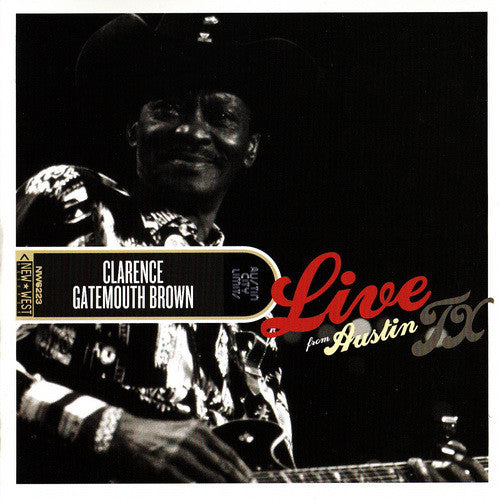 CLARENCE GATEMOUTH BROWN - LIVE FROM AUSTIN TX (2LP) VINYL