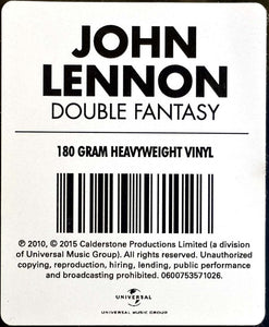 JOHN LENNON & YOKO ONO - DOUBLE FANTASY VINYL