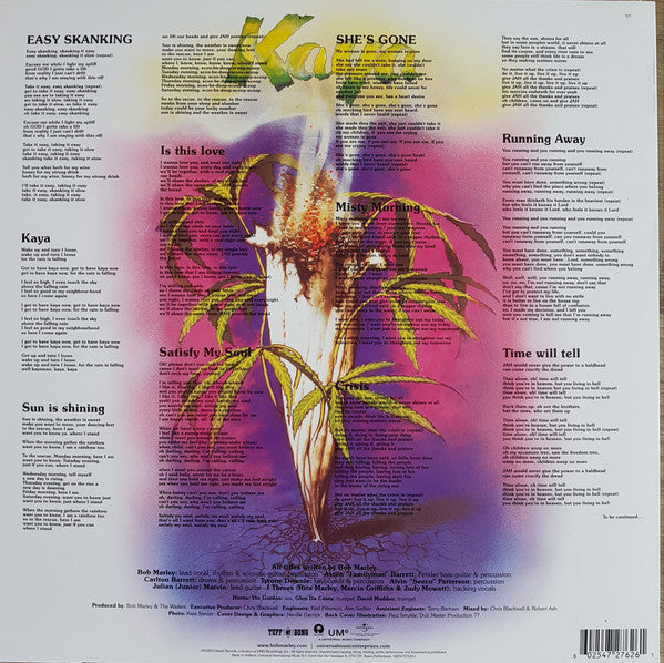 BOB MARLEY & THE WAILERS - KAYA VINYL